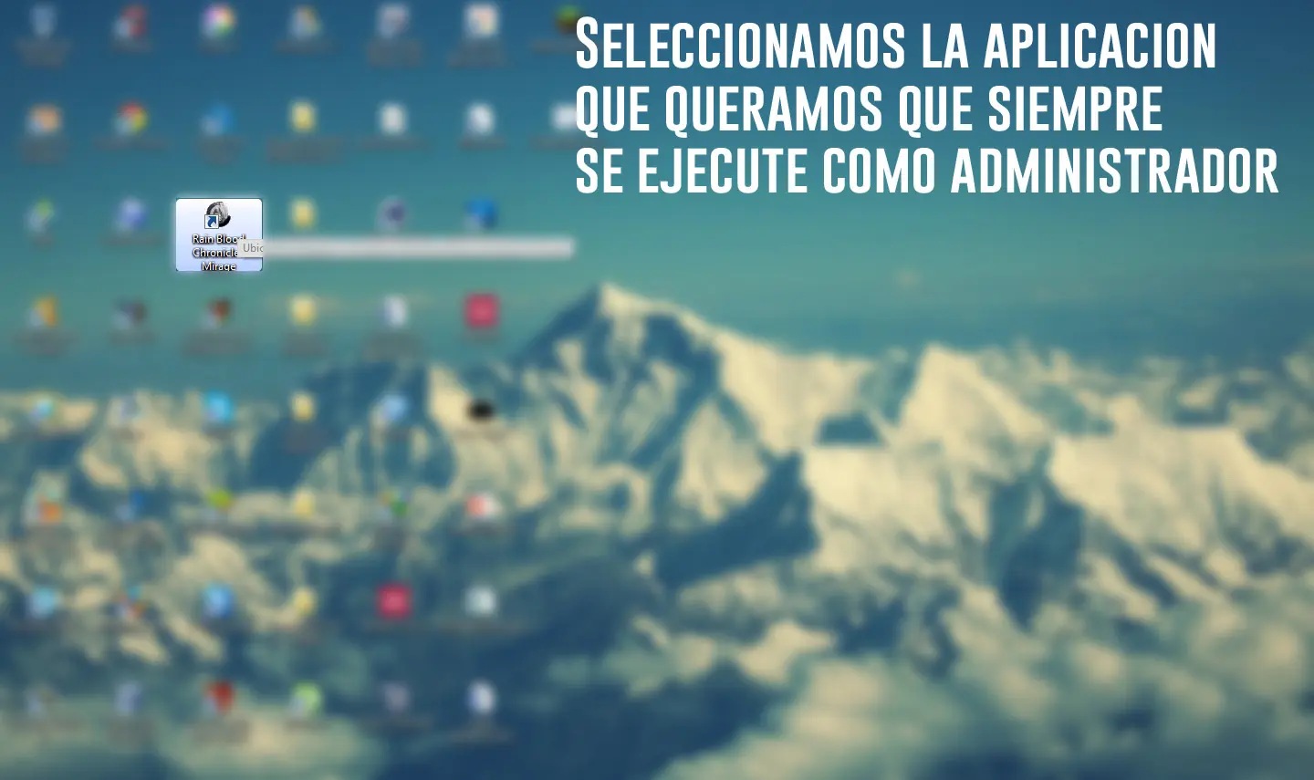 ejecuta una aplicacion siempre c