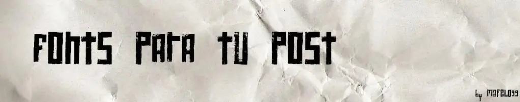 Usa mas de 5000 Fuentes Tipográficas para tu post