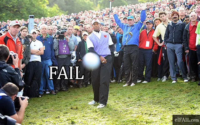 Tiger Woods Fail