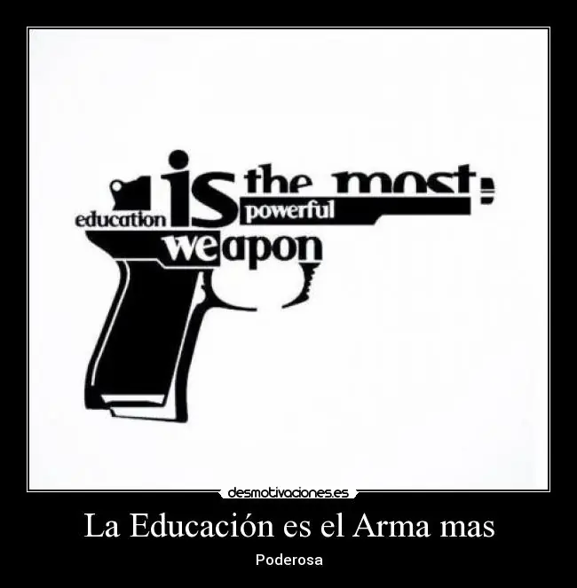 "El conocimiento es poder" ¡que frase!