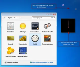 Solución: gadgets de windows 7 que no se visualizan bien