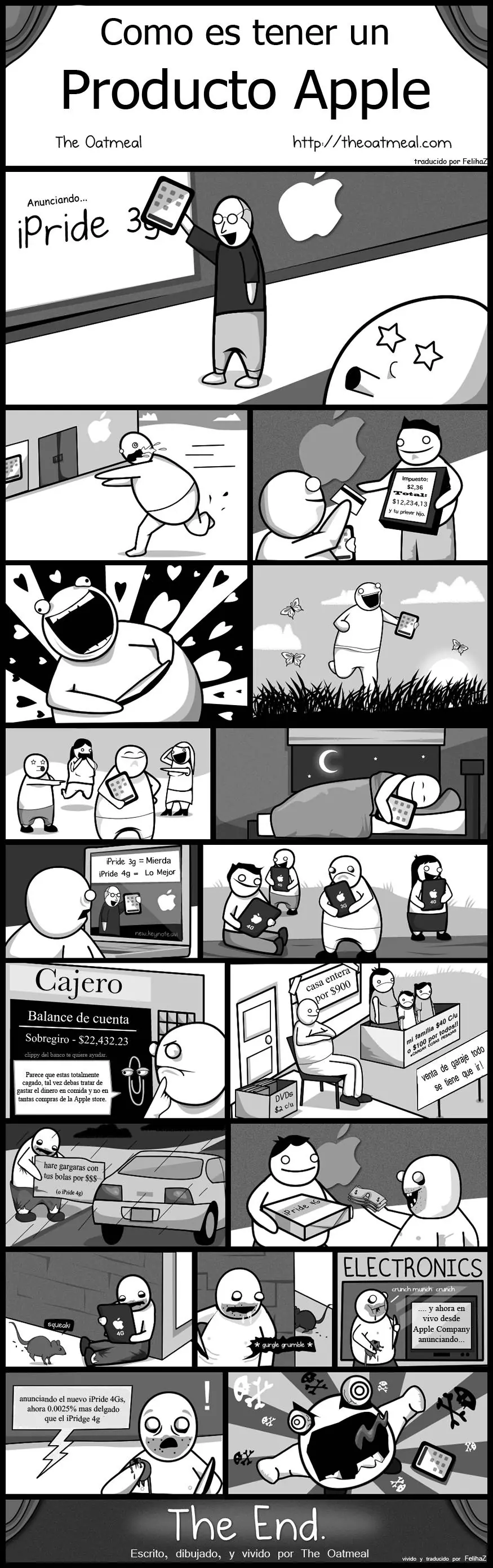 Humor Grafico: Como es tener un producto Apple