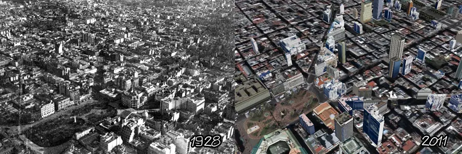 Buenos Aires desde arriba y en el tiempo