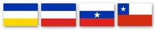 Así era la bandera Chilena antes