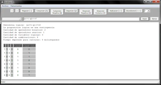 AnallogicA 1.5 - Soft propio para tablas logicas