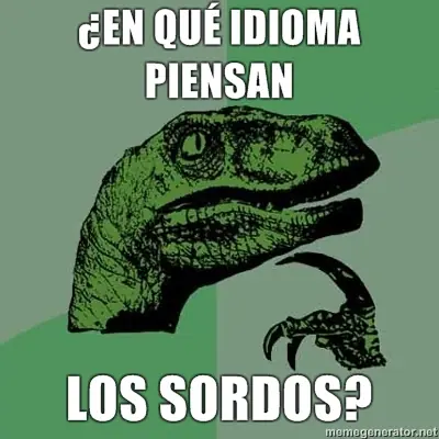 ¿En qué idioma piensan los sordos?