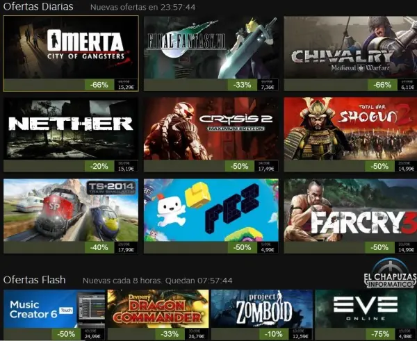 Rebajas Navideñas de Steam 2013: Día 2