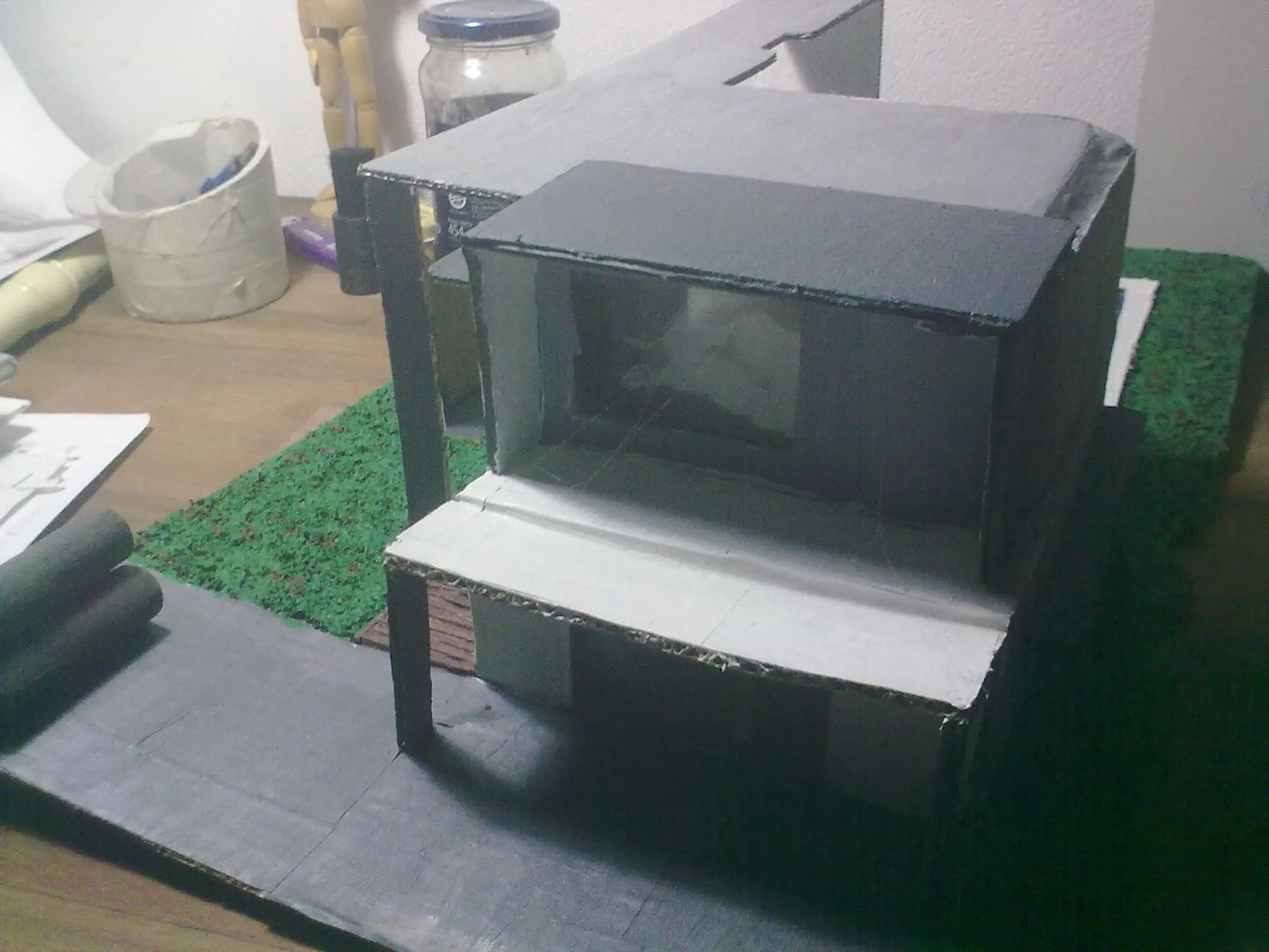 Te Muestro Mi Maqueta De Cartón Minimalista