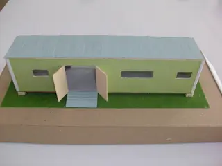 maquetas de quioso y contenedor