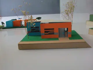 maquetas de quioso y contenedor