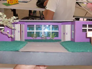 maquetas de quioso y contenedor