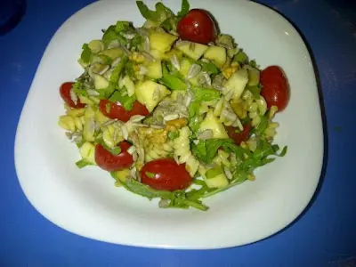 [Foto Receta] Pasta Salad con Aderezo Honeny Mustard