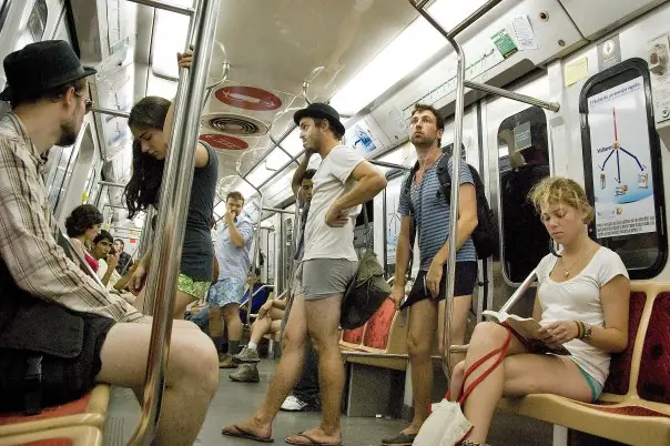 Sin Pantalones en el Subte - Londres - New York