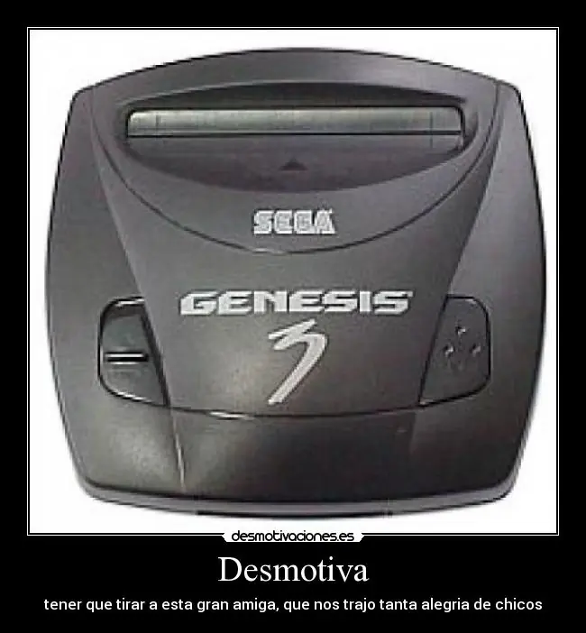 Sega Genesis te vas a identificar