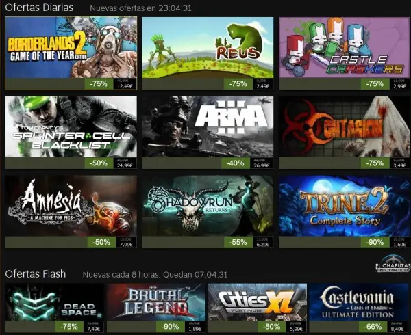 Rebajas Navideñas de Steam 2013: Día 5