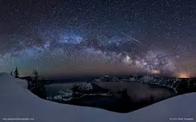 espectacular lluvia de estrellas