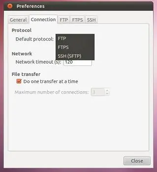BareFTP cliente open source para transferir archivos.