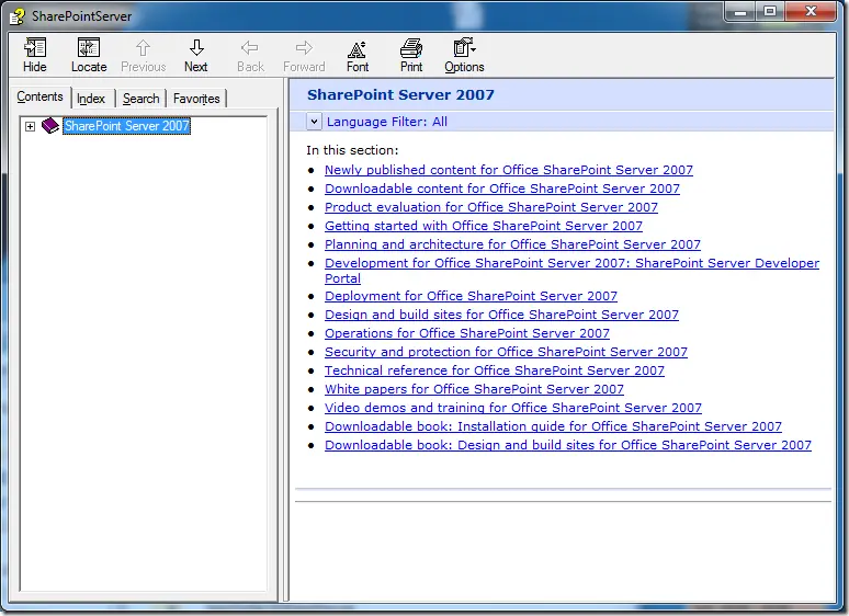 Windows 7: Problemas con archivos .chm