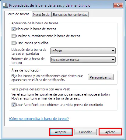 Personaliza tu barra windows7 (Pasos+imagenes)