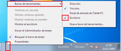 Personaliza tu barra windows7 (Pasos+imagenes)