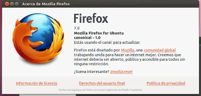 Actualizar a Firefox 7 en Ubuntu