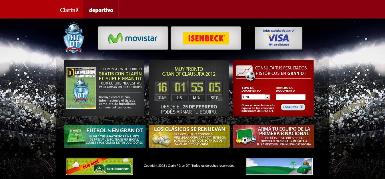 La Web del Gran DT confirma la vuelta