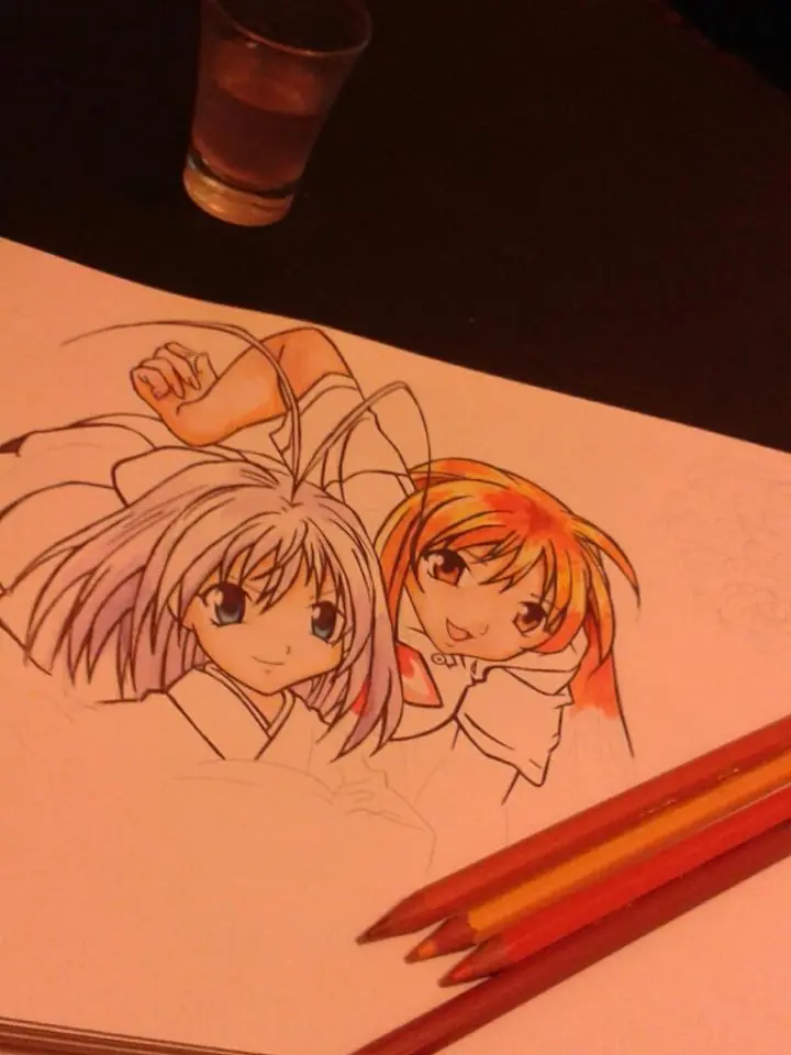 mi arte en papel cuadriculado