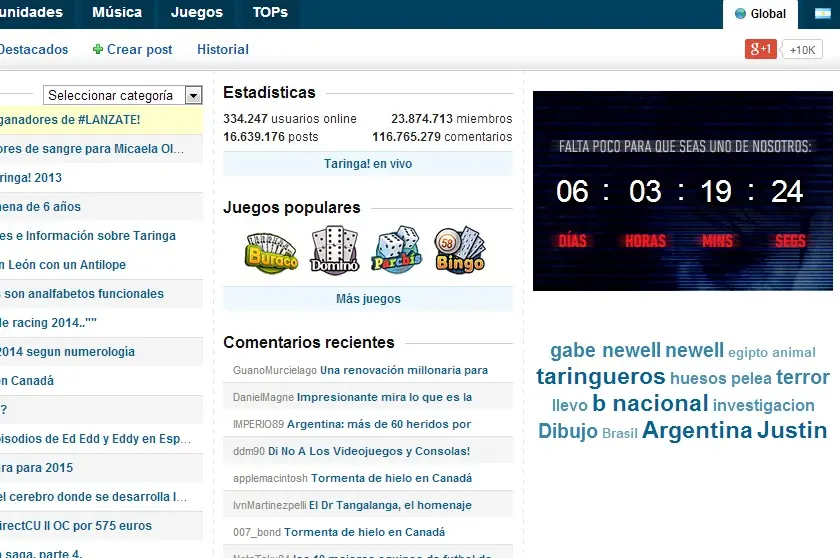 Taringa nos quiere convertir!!!