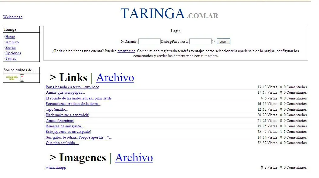 Hola, Soy Taringa