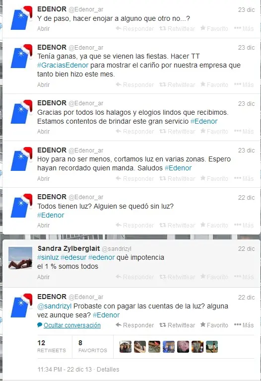 Twitter Falso Edenor Parte II