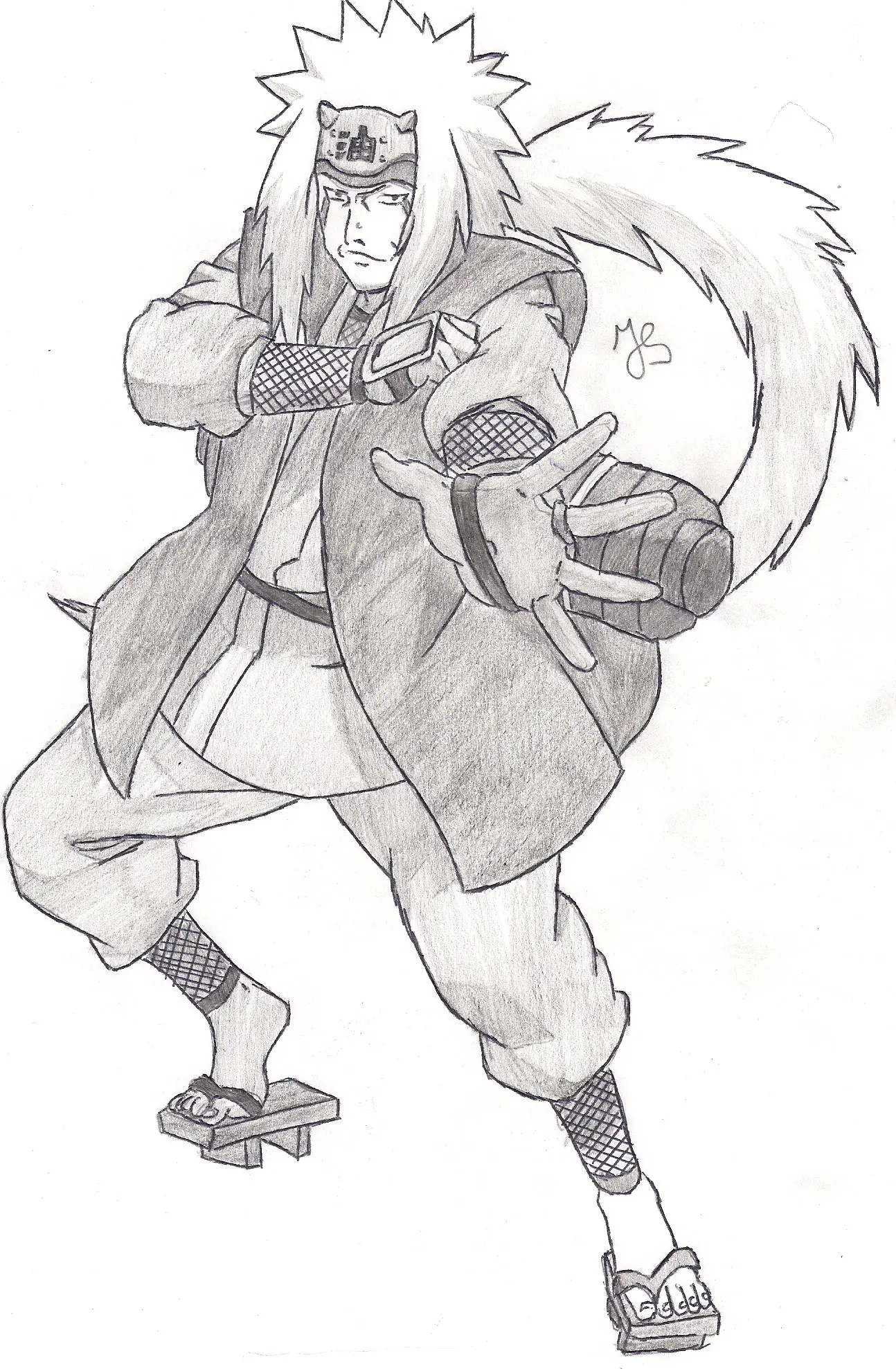 Dibujos a mano de Naruto