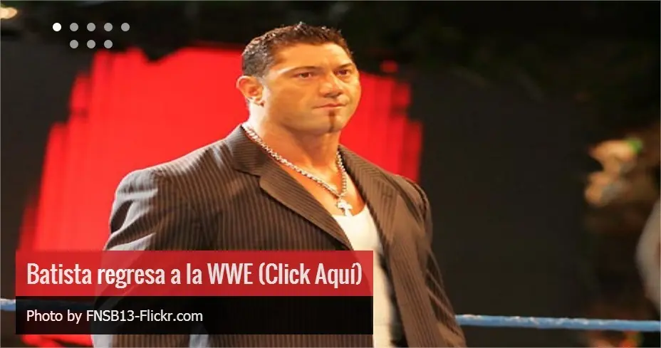 Contrato de Batista con WWE