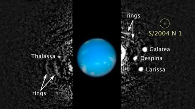 Neptuno: descubren su satélite más pequeño, el número 14