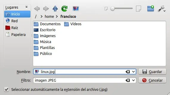 Utiliza el selector de archivos de KDE en Firefox