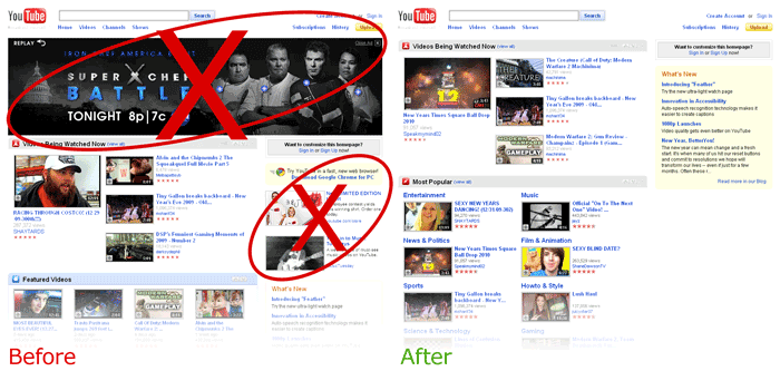 Adiós Anuncios de Youtube