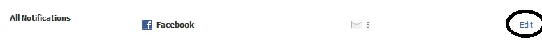 Quita Notificaciones de Facebook en el Correo