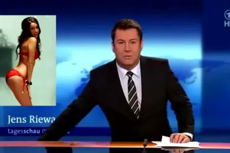 Pillaron a este periodista infraganti en pleno noticiero