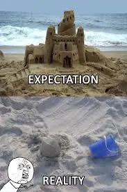 espectativa vs realidad