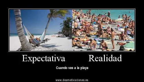 espectativa vs realidad