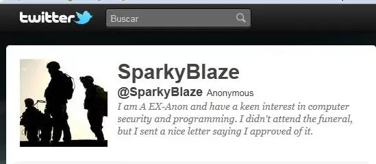 SparkyBlaze miembro de Anonymous renuncia al movimiento