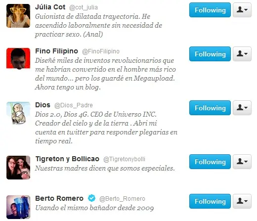 Bios de Twitter originales y divertidos