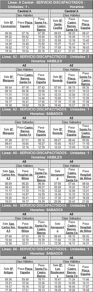 servicio especial