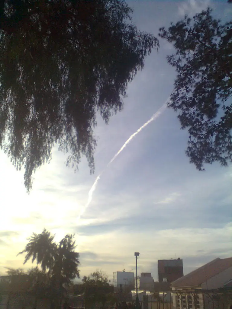Fotos de Chemtrails en San Juan, Argentina