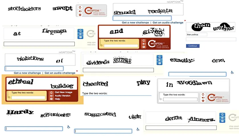Fallar en los Captcha de seguridad genera desorden nervioso
