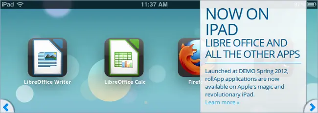 LibreOffice disponible para iPad y Chromebook