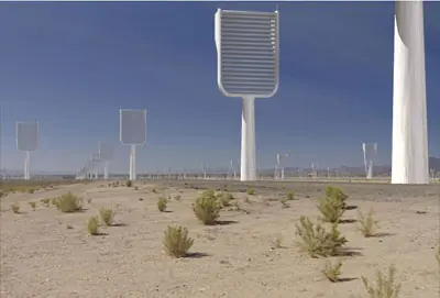 Arboles artificiales para purificar el aire