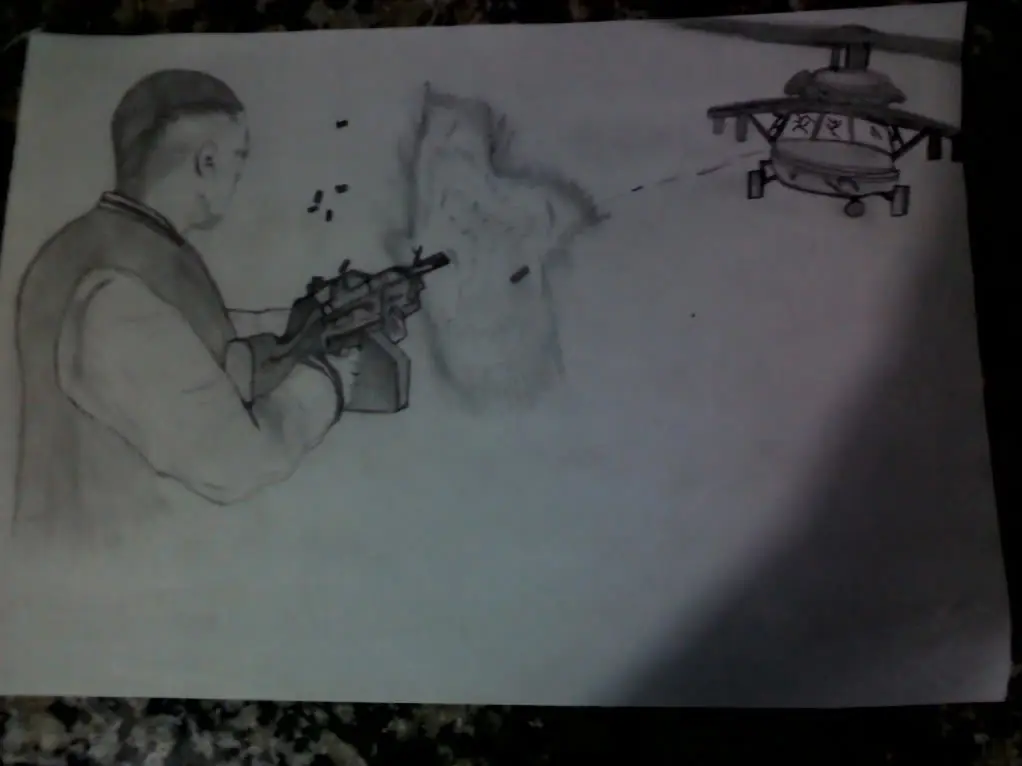Mis Dos Dibujos De GTA IV Q Hice Hoy