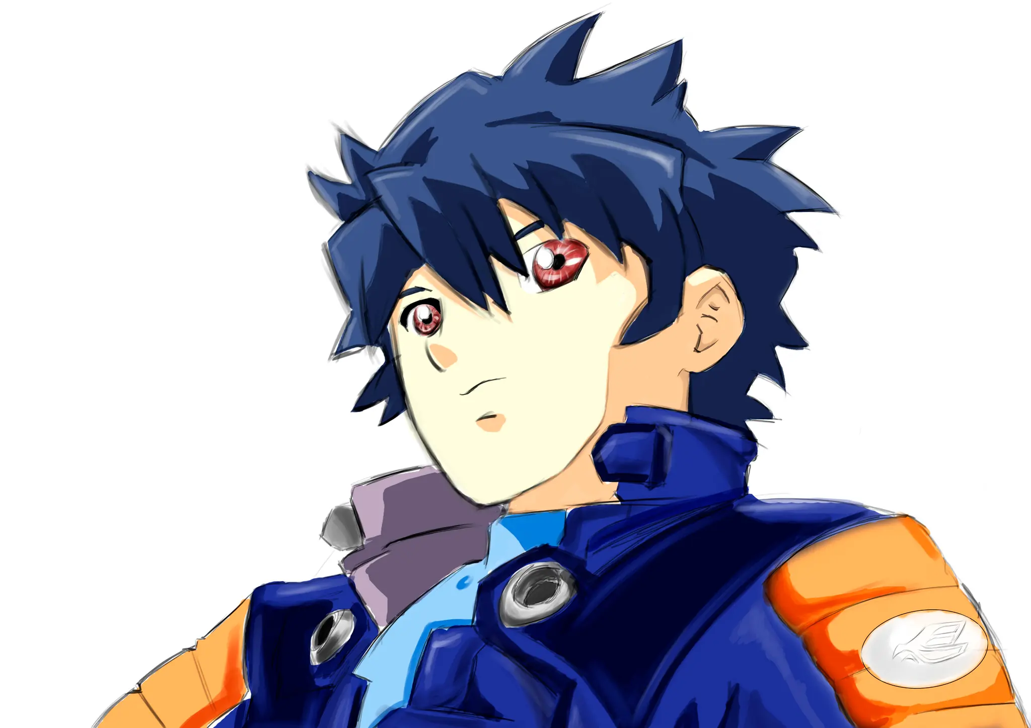Dibujo digital-rd zoids fuzors( mi primer dibujo en ps)
