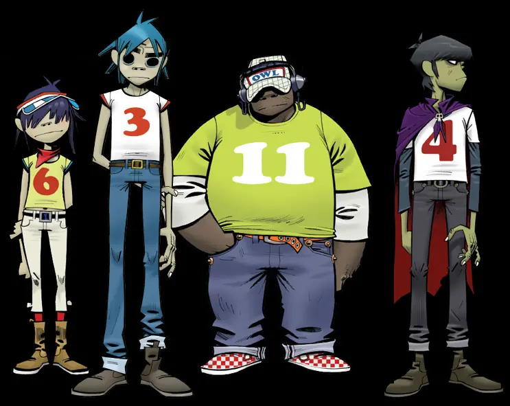 Dibujo de Murdoc (Gorillaz) en Paint