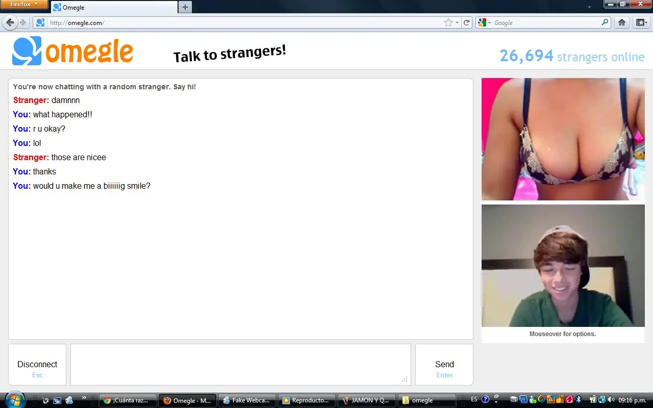 Nuevas jodas en Omegle parte 1